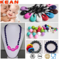 BPA Free Chew Beads teething silicone beads necklace For Mom To Wear